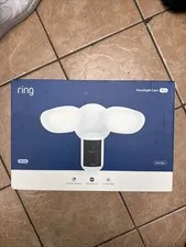 Ring Floodlight Cam Pro Wired 2nd Gen (Newest Model) Retinal 4K - White, In Hand
