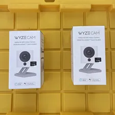 2pcs Wyze Cam V2 1080p HD Wi-Fi Indoor IP Security Camera w/ 32GB microSDHC