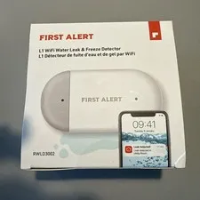 First Alert L1 WiFi Water Leak Freeze Detector RWLD3002 Battery Smart SEALED