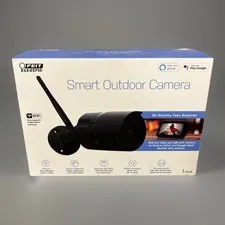 Feit Electric CAM/WM/WiFi 1080p Outdoor Wall Mount Smart Wi-Fi Camera - Black