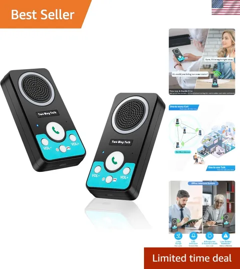 Intercoms Wireless for Home, 2 Way Audio Hands-Free Long Range Wireless Inter...