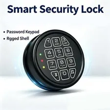 Black Keypad Electronic combination safe lock replacement, Swingbolt Lock