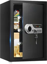 3.3 Cuft Fireproof Digital Safe Box with Keypad and Removable Shelf