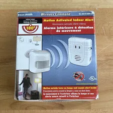 Heath/Zenith Wireless Indoor Motion Sensor Alert, White, Plug-In, 21m SL-6019