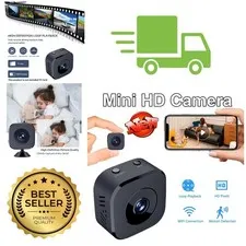 Mini WiFi Security Camera HD Full Color Night Vision Motion Detection