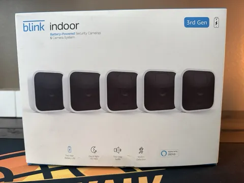 Blink Indoor 3rd Generation Security Cameras - 5 Camera System Battery Powered