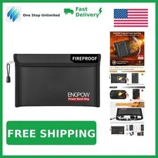 ENGPOW Fireproof Organizer Travel Safe Bag, Portable Electronic Carry Case | ...