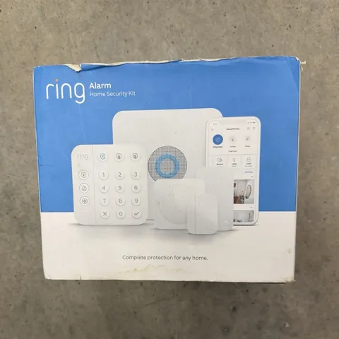 Ring Alarm Home Security Kit Complete System, Keypad, Wi-Fi, White