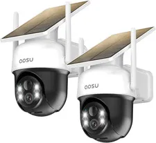 Solar Camera Outdoor Wireless - 100% Wire-Free Outdoor Security Camera Wireless