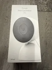 Google - Nest Cam Indoor (wired, 3rd gen)  2K Video and Gemini