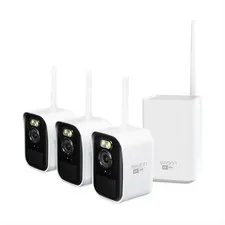 Swann MaxRanger Mini 4K Wireless NVR Security System, 3-Pack( Open Box But New )
