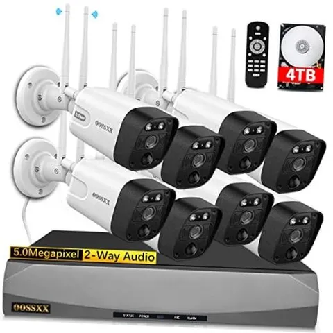 (2026 Update) Wireless WiFi Outdoor Security Camera System with Dual Antenna