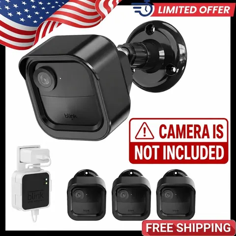 3 Pack All New Blink Outdoor & Indoor Wireless Home Security Camera System Mount