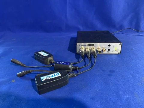 GeoVision gv-vs04h 4-Channel Network PoE Video Server For Cameras - Powers On