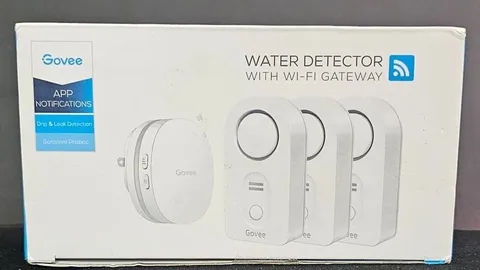 Govee Water Detector 3 Pack with RF Wi-Fi Gateway B5040101-2 / H5054 + H5040 NIB