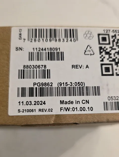 DSC TYCO PG9862 ceiling Mount 360°wireless motion