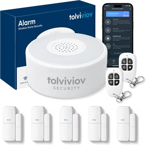 WiFi Door Alarm System Wireless DIY 8 Piece Kit Smart Home