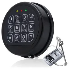 Replacement lock for safe with 2 emergency keys, lock E3103