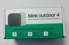 Blink Outdoor 4 Smart Security Camera System 4th Gen 1-Camera kit Box New Sealed