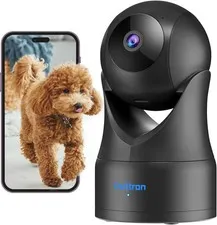 2K Indoor Security Camera 360 Degree WiFi Pet Monitor With Night Vision Two Way