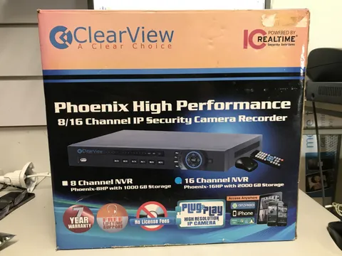 ClearView Phoenix-16HP 16-Channel HD 2TB Network Video Recorder