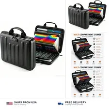 Fireproof Document Organizer with Lock, Waterproof Hard-Shell File Organizer,...