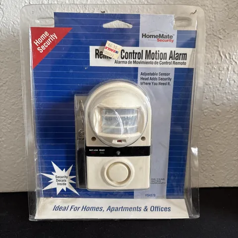 HomeMate Security Remote Control Motion Alarm HS4370 Wireless PIR New In Box