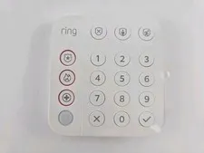 Ring Alarm Keypad 2nd Gen 5AT2S7 White - Open Box - NO CHARGER