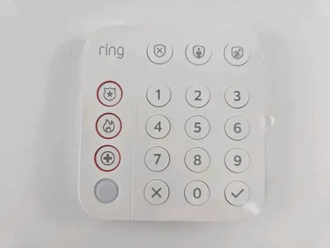 Ring Alarm Keypad 2nd Gen 5AT2S7 White - Open Box - NO CHARGER