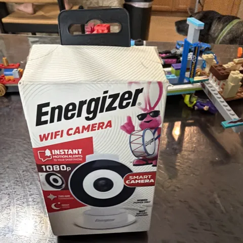 Energizer Smart Wi-Fi Indoor Security Wired Camera 1080p Night Vision - White