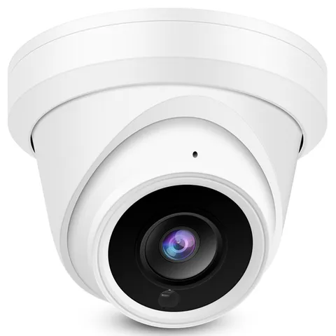 8MP 4K PoE IP Turret Outdoor 98Ft IR Night Vision, 2.8mm Wide Angle 105° FOV,...