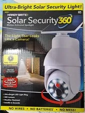 OnTel Handybrite Handybrite Solar Security 360 Motion Activated Spotlight