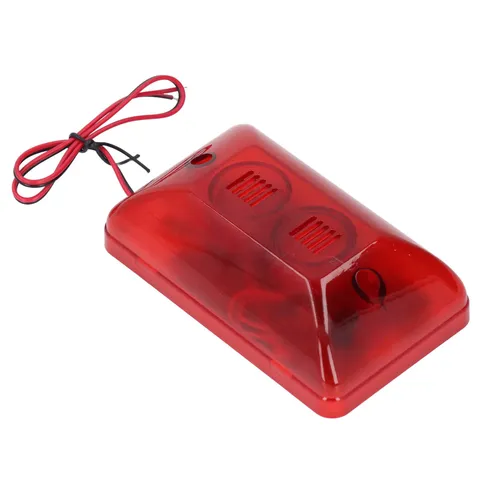 Sound Light Alarm Strobe Siren 115dB Sound Light Alarm Security Siren For Home