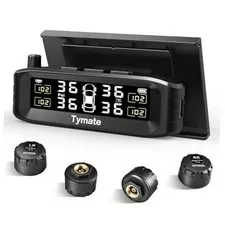 TM8 Tire Pressure Monitoring System, Wireless Solar TPMS with 4 External