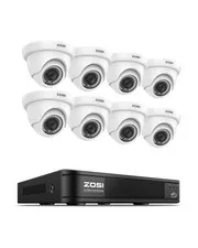 8 Camaras De Seguridad Wifi Exterior 1080P Inalambrica Con Vision Nocturna Video