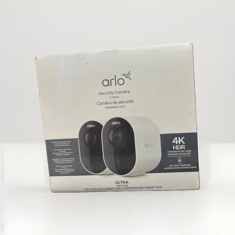 Arlo Ultra Security Camera 4K 3rd Gen 2 Cameras with Smart Hub NEW SEALED