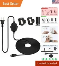Durable 25ft Weather-Resistant Charging Cable for Spotlight Cam Plus/Pro