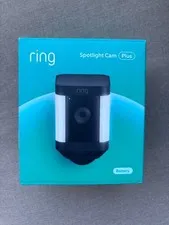 Ring Spotlight Cam Plus, Battery - Black
