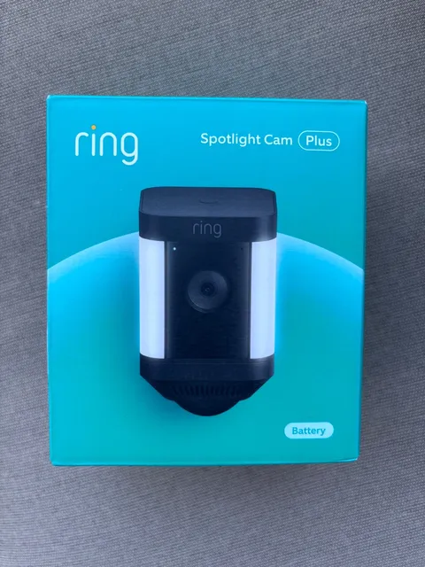 Ring Spotlight Cam Plus, Battery - Black