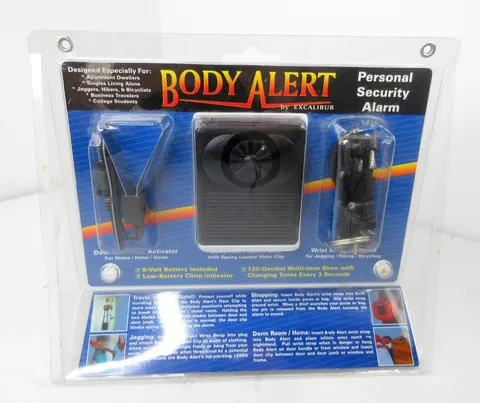 Body Alert Personal Security Alarm By Excalibur 120-Decibel Alarma De Seguridad