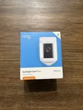 Ring Spotlight Cam Plus, Battery - White