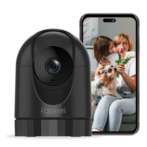 2K Pan/Tilt Indoor WiFi Security Camera with Motion Detection & Auto Tracking...