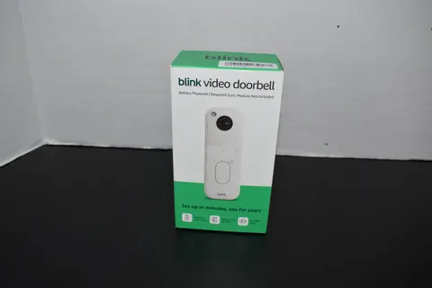 Blink Video Doorbell Head-to-toe HD view, two-year battery life, and simple se
