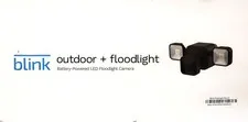 Blink Outdoor + Floodlight Wireless Wi-Fi Battery Floodlight Camera 1080p Black