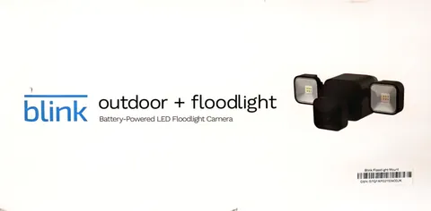 Blink Outdoor + Floodlight Wireless Wi-Fi Battery Floodlight Camera 1080p Black