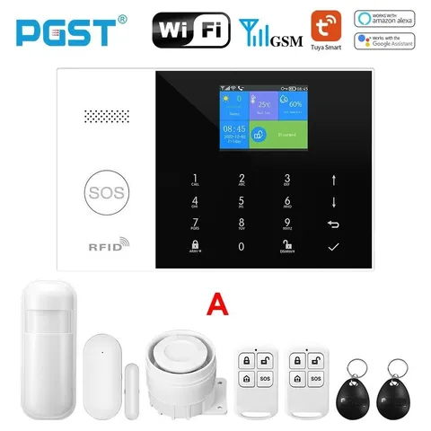 ANTI-THEFT HOME ALARM WI-FI COMBO GSM WIRELESS SMART LIFE APP