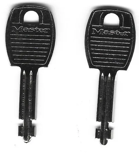 Master K500LBXKB Warded Steel Left Handed  Key Blank Pre cut