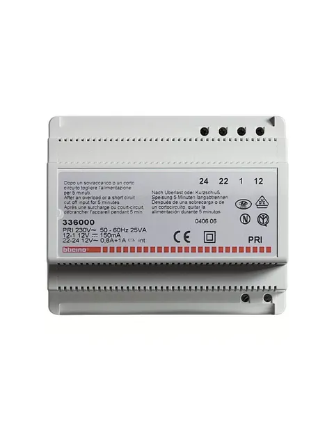 Bticino 336000 Analog Audio Power Supply
