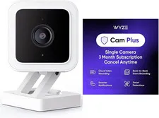 WYZE Cam V3 Security Camera with 3-Month Cam plus Cloud Storage Bundle