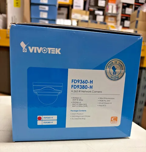 VIVOTEK - FD9360-H	H.265 OD DOME NETWORK CAMERA